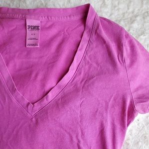 PINK V-neck tshirt